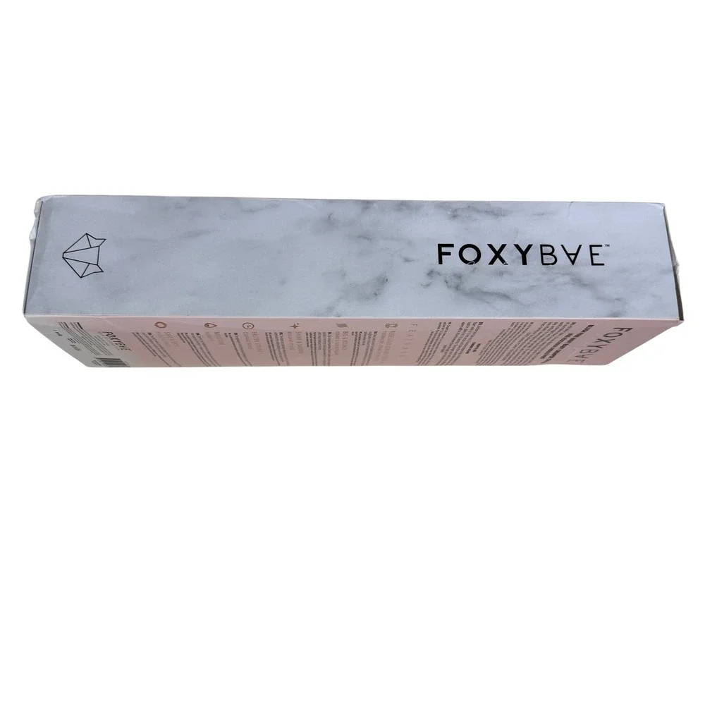 FoxyBae Pink Wavy Baby Triple Barrel Ceramic Tourmaline Hair Crimper Curler NIB